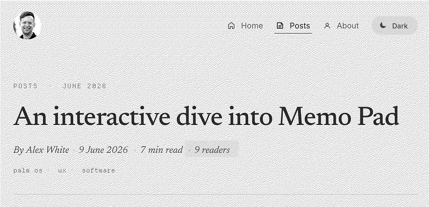 Reader count in an article header