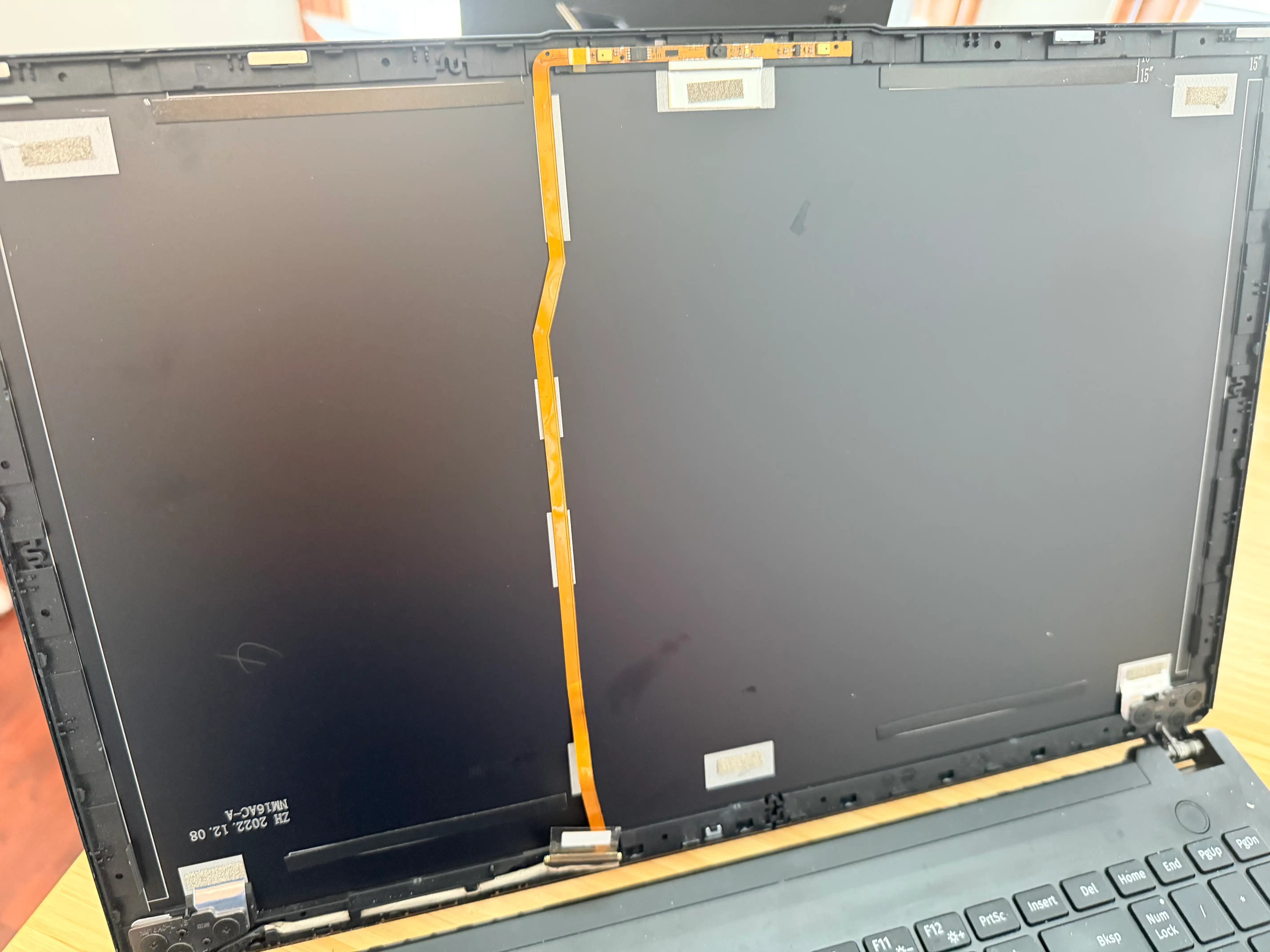 After removing the pang12 screen